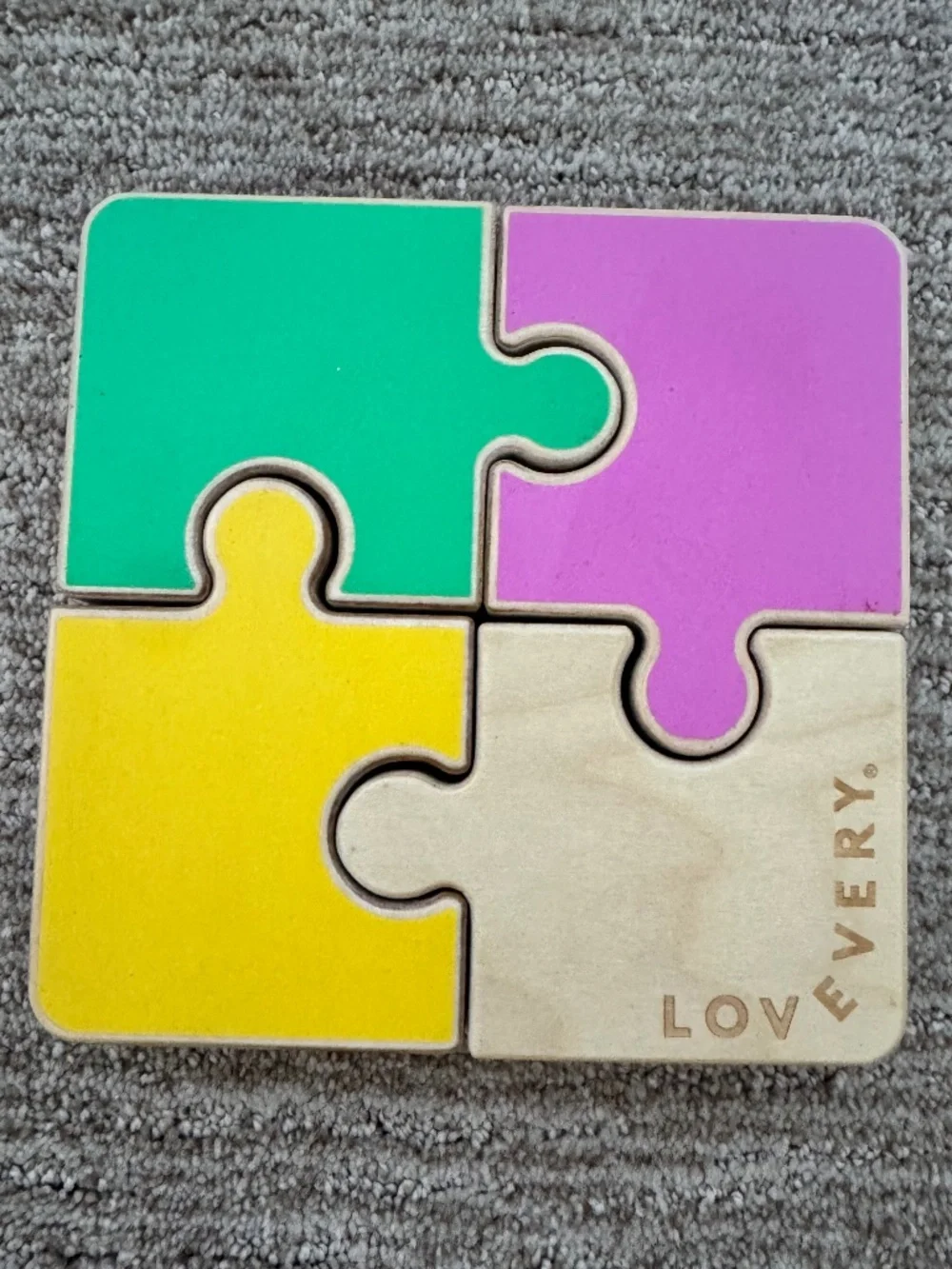 LOVEVERY | Two-Sided Wooden Puzzle